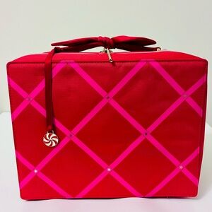 Estee Lauder Red and Pink Cosmetic Case women’s Bag